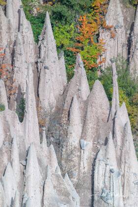 The Earth Pyramids Close Up 2 The Earth Pyramids near Mittelberg, the Dolomites, Italy.