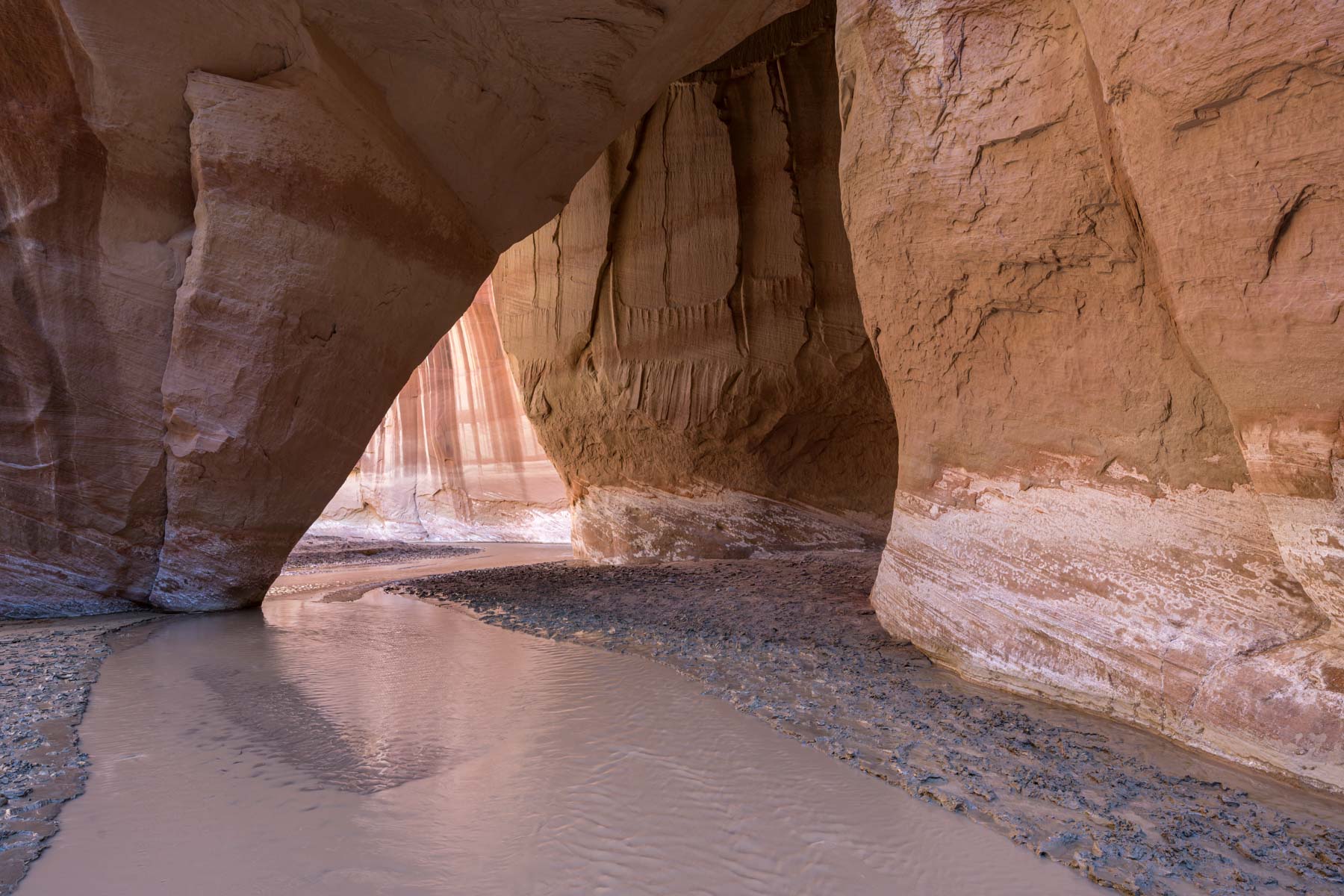 Slide Rock Arch in the Paria Canyon Narrows