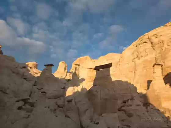 Hoodoo Passage You'll need to work your way through this convulated canyon to get to the Middle Rimrocks from below. In Grand Staircase. Escalante National Monument, Utah.