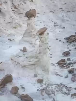 Hoodoo Pair Pair of Hoodoos seen in the Middle Rimroks, Grand Staircase, Utah.