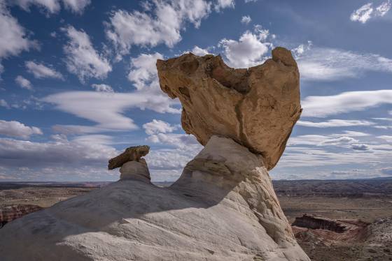 Slanted Hoodoo The Middle Rimrocks in Grand Staircase Escalante National Monument