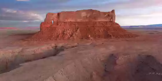 Round Rock before dawn 2 The south side of Arizona's Round Rock viewed before dawn