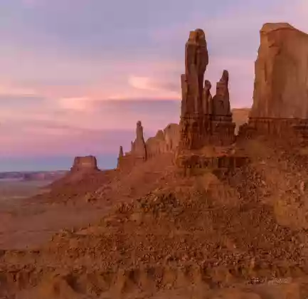 The Pope Rock Formation The Pope Rock Formation, part of Round Rock mesa, in Arizona.