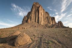 The Bow of Shiprock in New Mexico