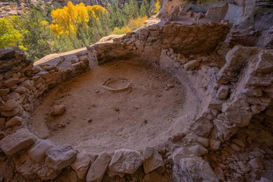 Five Kiva Pueblo 2 Five Kiva Pueblo, aka Little Westwater Ruin, near Blanding, Utah