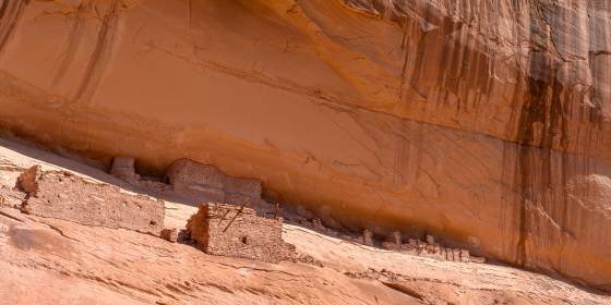Upper Ruins Poncho House Anasazi ruin in the Navajo Nation