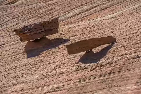 Twin Hoodoos Hoodoos on the east side of Caterpillar Mesa in Vermilion Cliffs National Monument