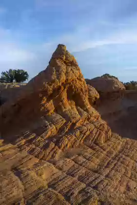 Rainbow Sherbet 3 Rainbow Sherbet rock formation in Vermilion Cliffs National Monument, Arizona.