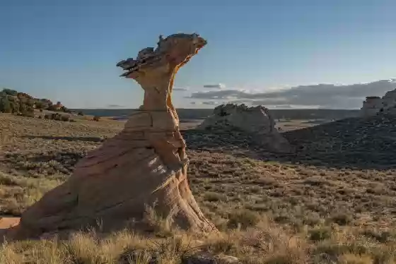 Hoodoo at sunset 2 Hoodoo in Pinnacle Valley, Vermilion Cliffs NM