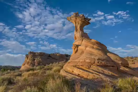 Hoodoo at sunset 2 Hoodoo in Pinnacle Valley in Vermilion Cliffs National Monument