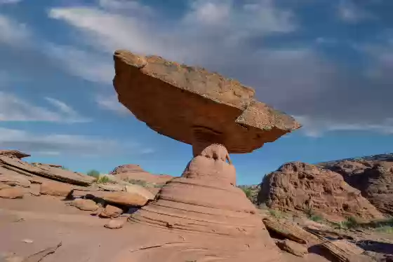 Alien Outpost 3 Alien Outpost, a hoodoo near Wolf Knoll in Sand Hills on the Utah Arizona Border