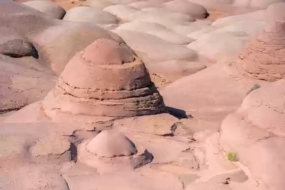Sandstone Pillows sandstone near Wolf Knoll in Sand Hills on the Utah Arizona Border