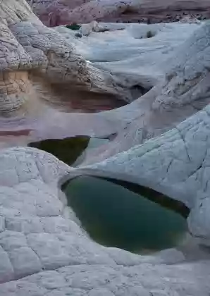 Green Pool 2 Water pools at THe White Pocket