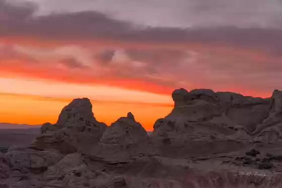 Sunset 2 Sunset at The White Pocket