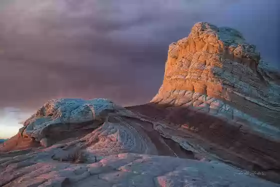 The Swirl in March 3 The Swirl, an example of soft sediment deformation at The White Pocket