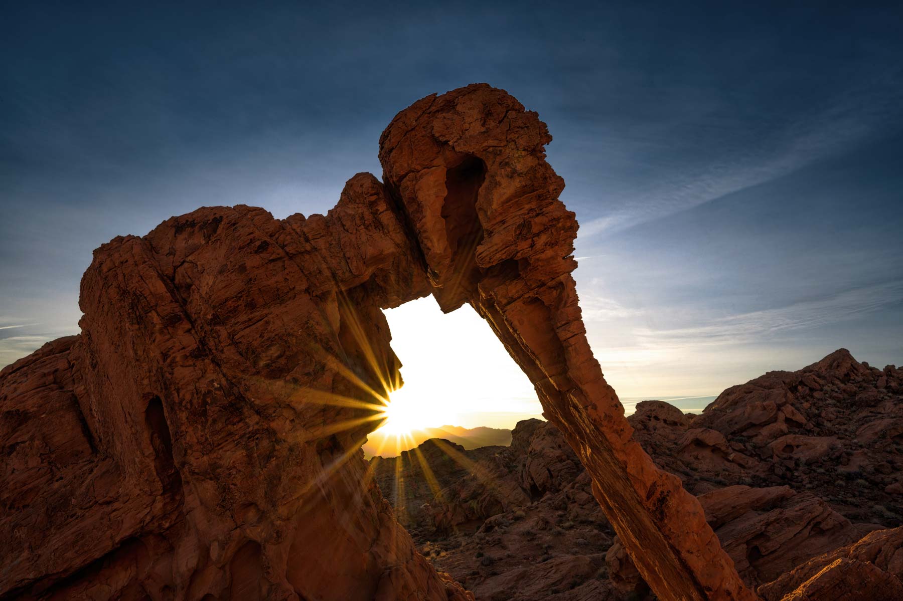 Elephant Rock in Valley of Fire State Park, Nevada