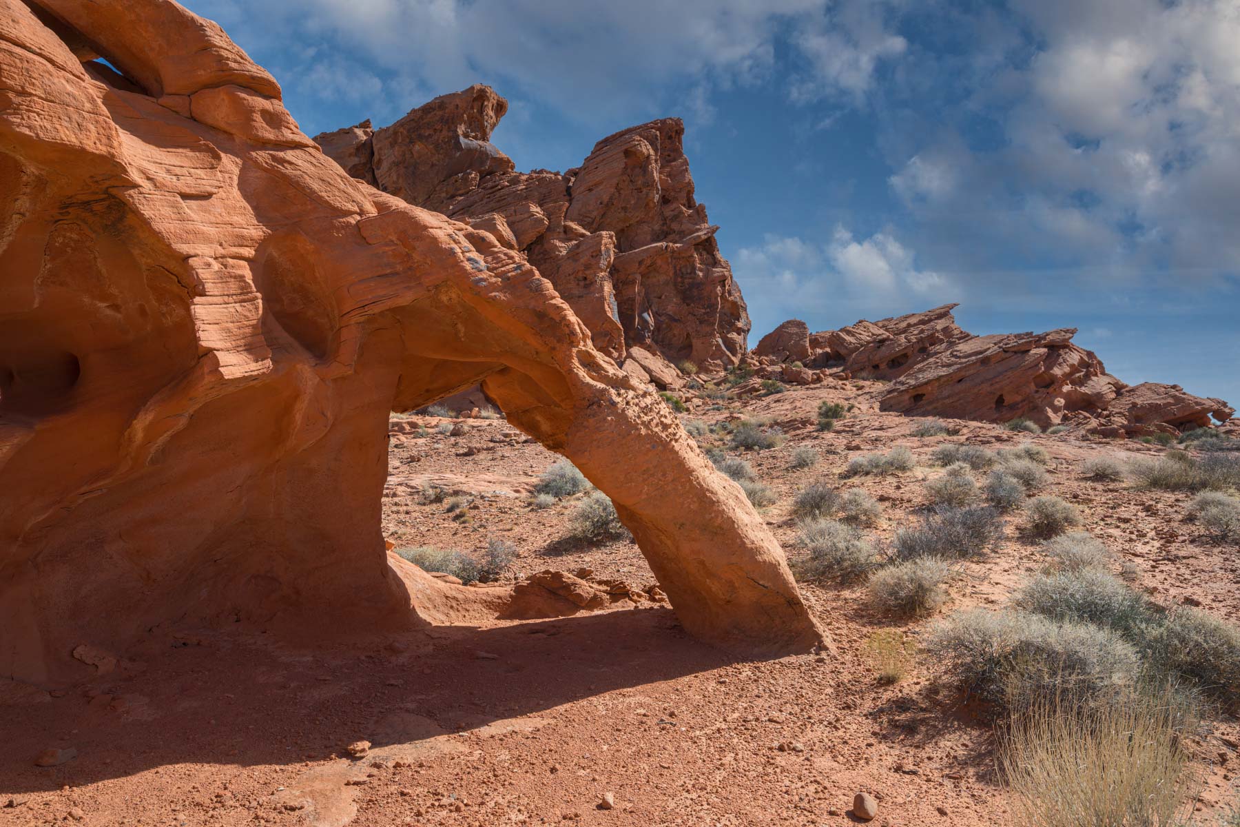 Lean-To Arch in Valley of Fire