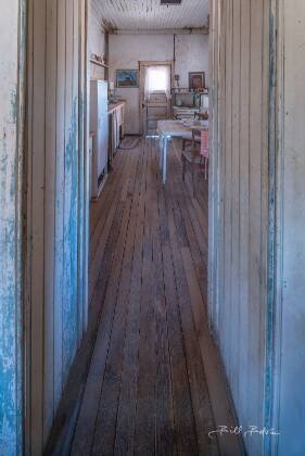 Entrance to Brothel Kitchen Entrance to the kitchen in the brothel in Vulture City ghost town, Arizona.