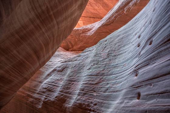 Possibly Moqui Steps Red Canyon, also known as Peekaboo Canyon, near Kanab Utah