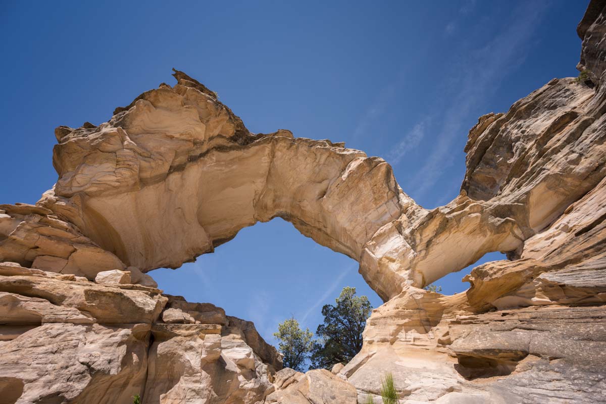 Inchworm Arch at Sunrise in the Grand Staircase Escalante NM