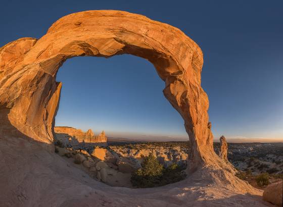 Margaret Arch closeup Margaret Arch in the Navajo Nation, Arizona