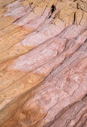 Yellow and Magenta Sandstone pattern at Yellow Rock in Grand Staircase Escalante National Monument, Utah
